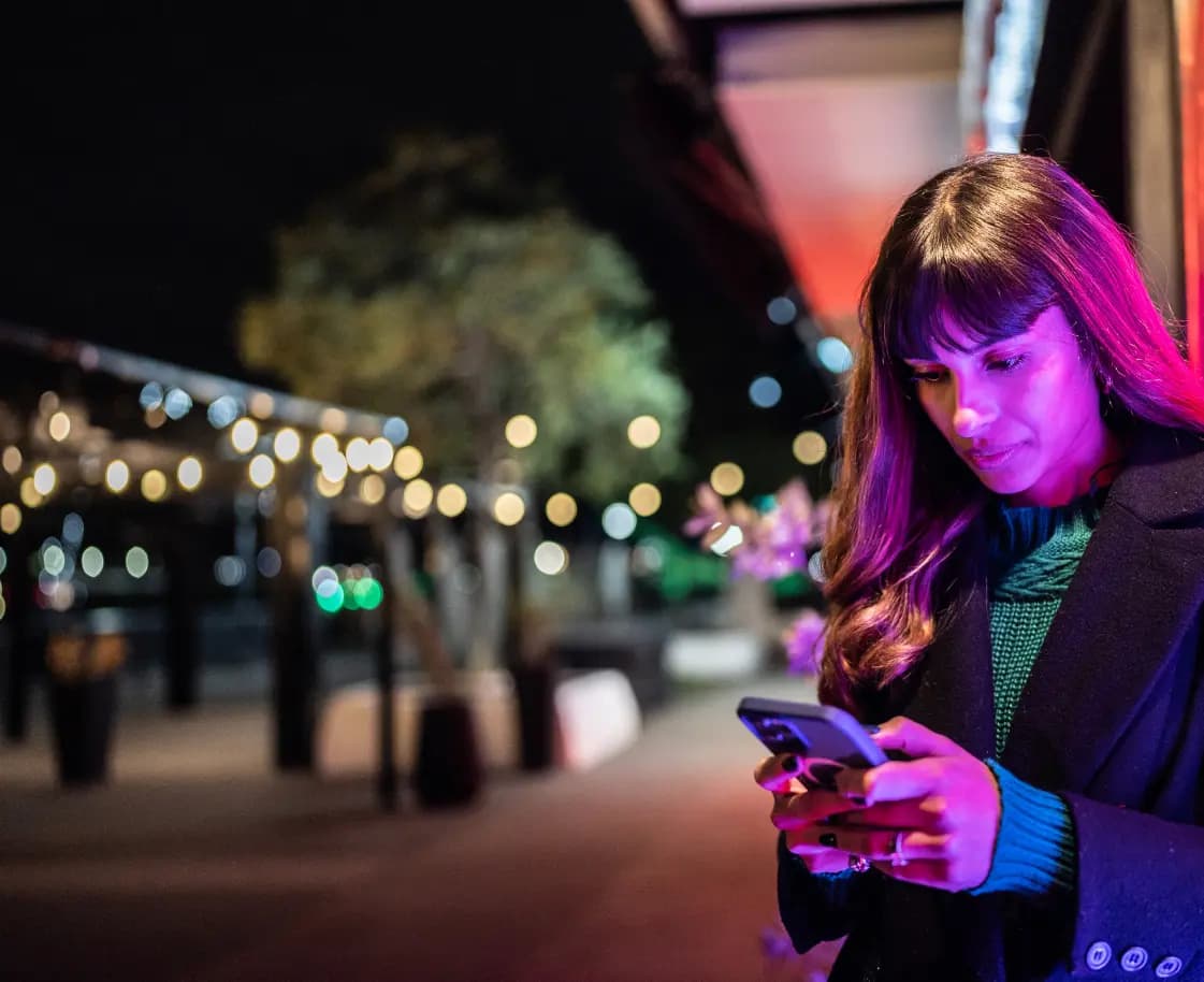 girl on phone